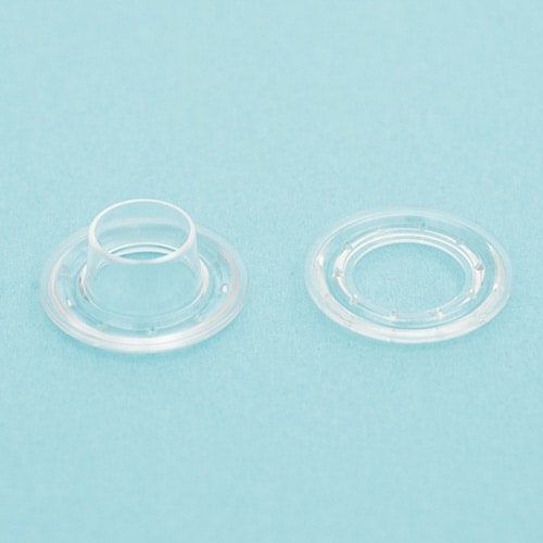 ハトメ 透明プラスチック(1000ケ)
