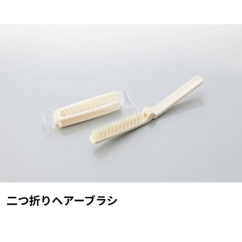 二つ折りヘアーブラシ クリアOPシリーズ