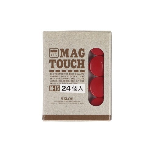 マグタッチ Φ15mm 赤×48