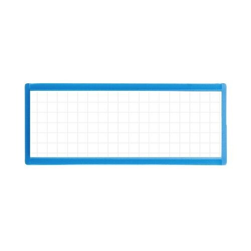 マグタッチスライド見出し 40×100mm青×20