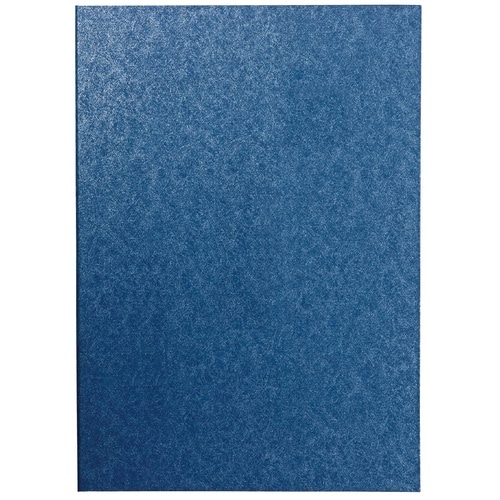証書ファイル 高級布張風 A パッド有 紺