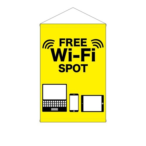 タペ24967FREEWi−FiSPOT黄モバ