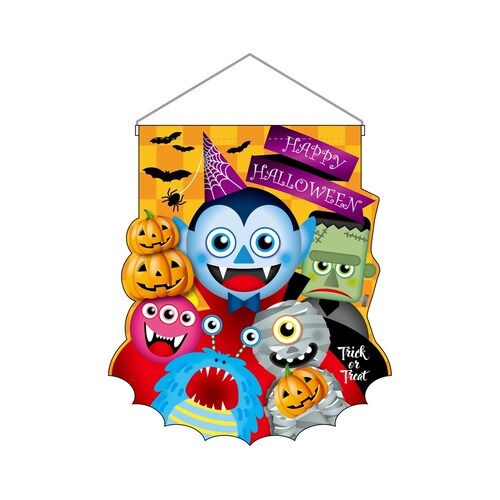 UC吊下旗25873HALLOWEENモンスター