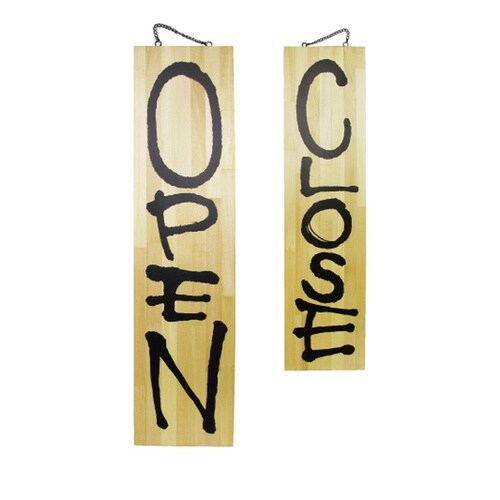 木製サイン3949特大OPEN/CLOSE