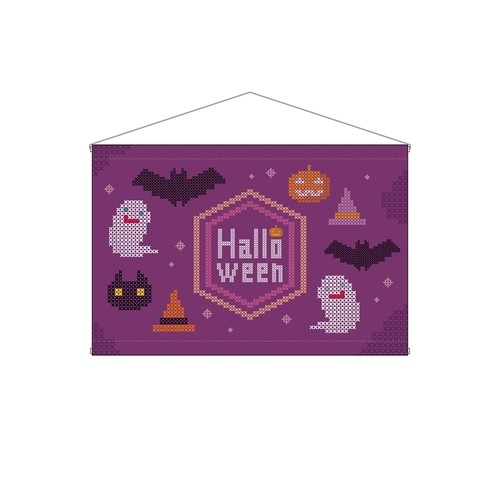 ワイドタペ40124Halloweenクロスス