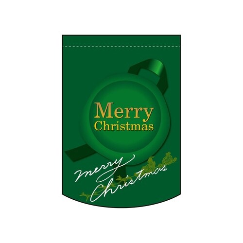変形タペ5877MerryChristmas緑円