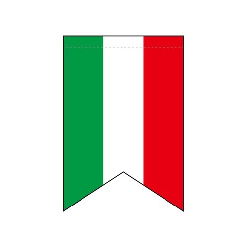 変形タペ69411イタリア国旗柄