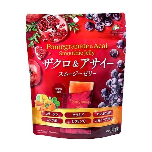 ザクロ&アサイー スムージーゼリー 10
