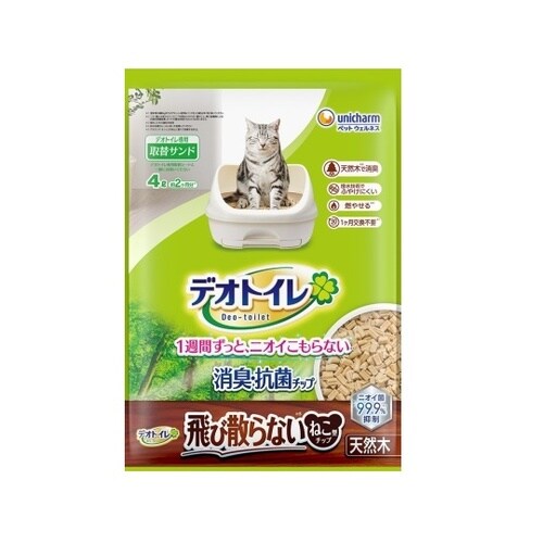デオトイレ 消臭・抗菌チップ 天然木 4