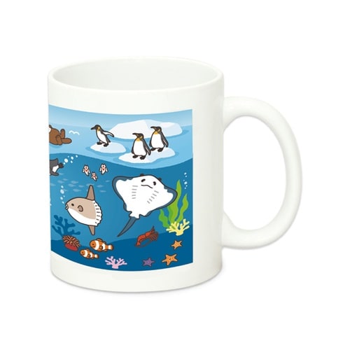 海の生き物マグカップ 21420