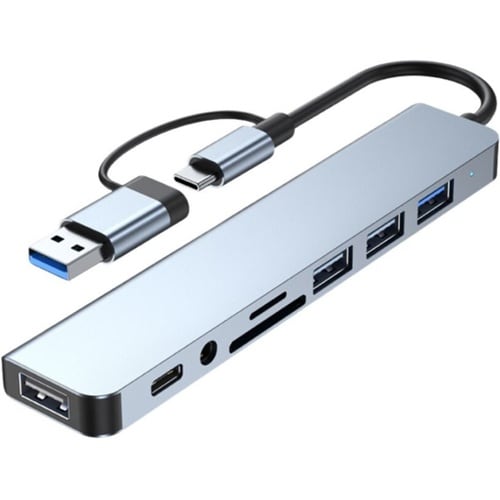 USB ドッキングステーション 8in1