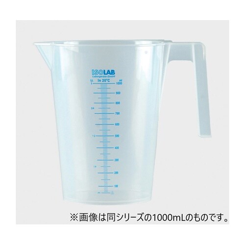 PP手付ビーカー(青目盛) 2000mL