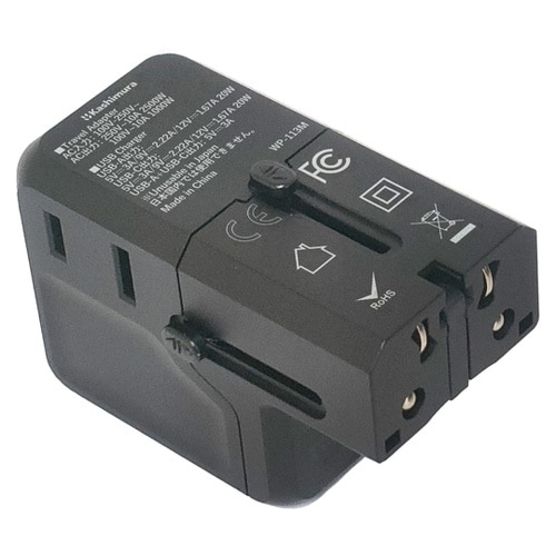 海外用マルチ変換プラグ USBA+C P