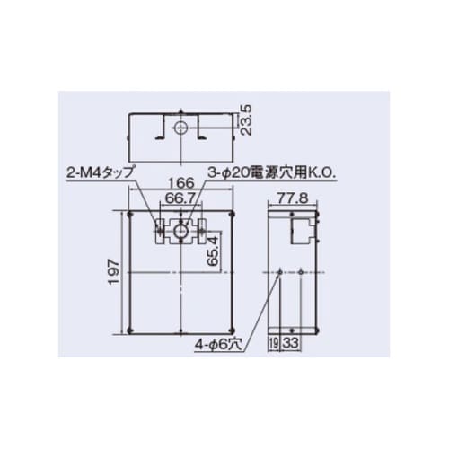 C級用埋込BOX部品 BOX−10771