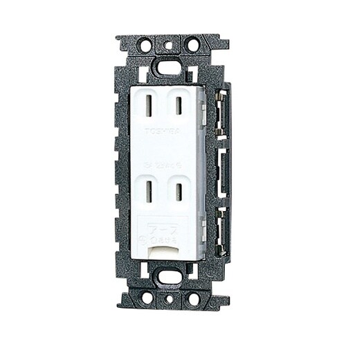 絶縁ET付ダブルコンセント NDG218