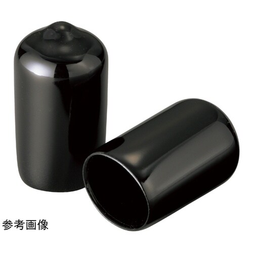 保護キャップ 丸 1袋(10個入) 黒