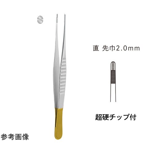 TC付ドベーキー組織鑷子 24.0cm