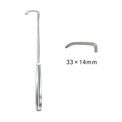 ランゲンベック扁平鈎 33×14mm J