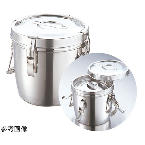 18−8 ダブル汁食缶(フック付)10L