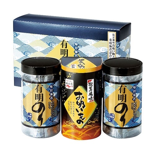 有明のり・永谷園松茸風味お吸い物詰合せ