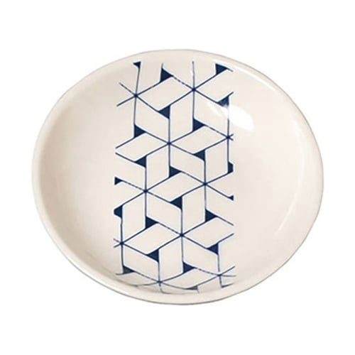 用美 業務用 和柄小皿 麻の葉 1箱(1