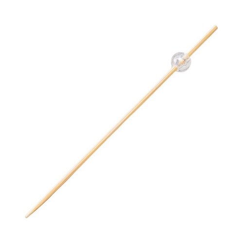 用美 業務用 ビーズ串9cm クリア 1