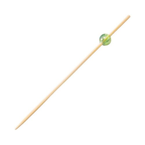 用美 業務用 ビーズ串9cm 緑 1箱(