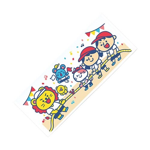 なかよくがんばりましたタオル フレンズ