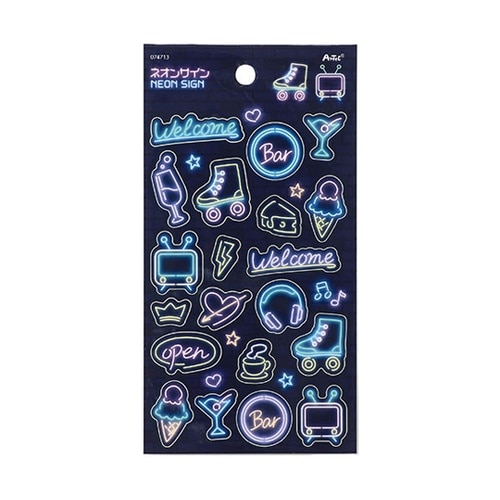 シートシール ネオン 1箱(10枚入)