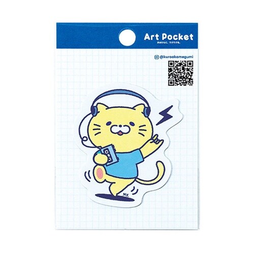 アートポケットステッカー ノリノリにゃん