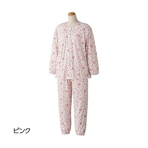 大きめボタンプチサイズパジャマピンク L