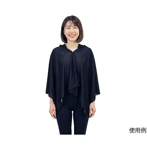 冷感ポンチョ 鬼ドライ ブラック ZAT