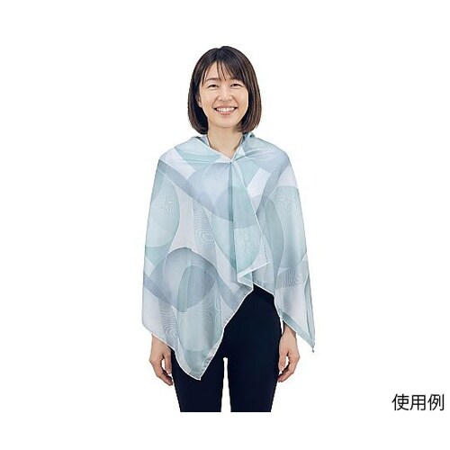 冷感ポンチョ 鬼ドライ 水玉 ZAT47