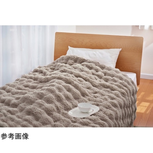 ふわとろぽかぽか毛布 シングル ベージュ