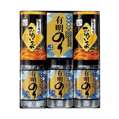 有明のり・永谷園松茸風味お吸い物詰合せ有