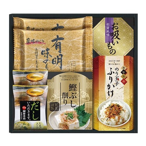 白子のり&和風詰合せ鰹節削り・永谷園お吸