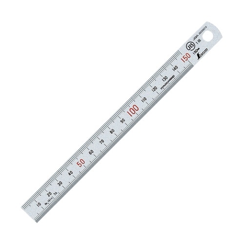 シルバーステン直線定規 15センチ SS