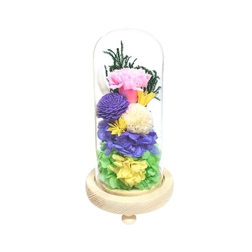 供え花 仏花 ガラス ドームアレンジメン