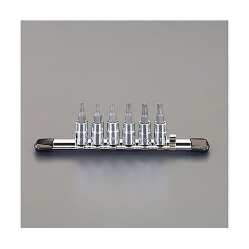1/4”DR/6個組 ヘクスローブビット