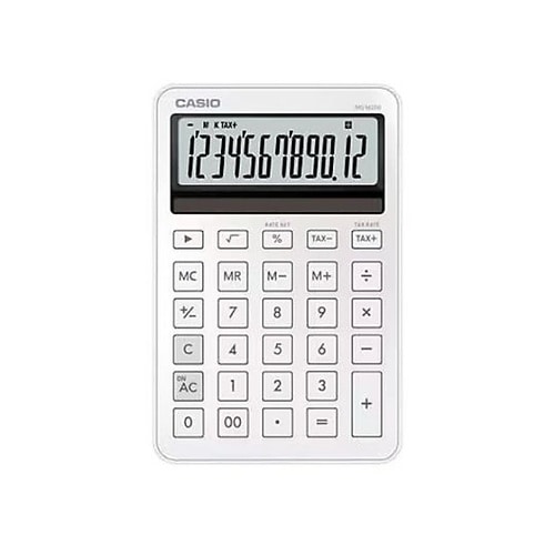 12桁 計算機 (ホワイト) EA76