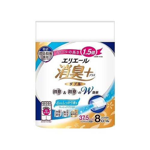 トイレットペーパー (消臭+・ダブル/9
