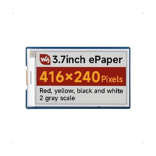 3.7インチ e−Paper HAT+