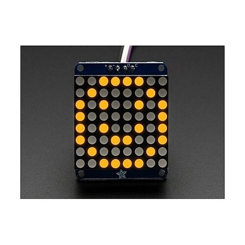 Adafruit I2C通信の8x8ミニ