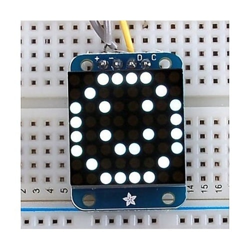 Adafruit I2C通信の8x8ミニ