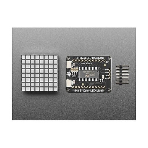 Adafruit I2C通信の8x8 1