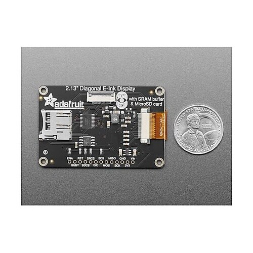 Adafruit 2.13インチ e−P