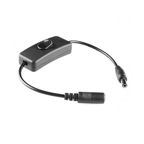 電源スイッチ付きDC中継コネクタケーブル