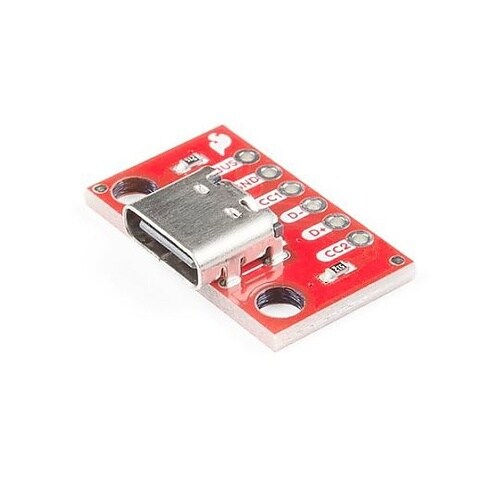 USB Type−C ピッチ変換基板 S