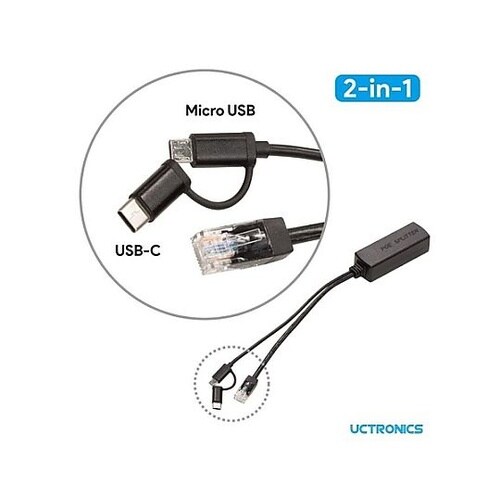 UCTRONICS 2−in−1 PoE