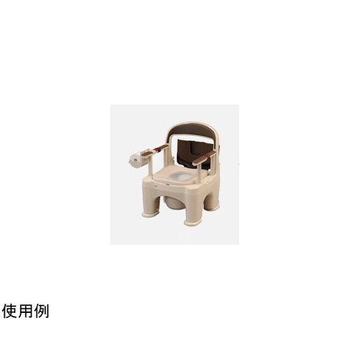 ポータブルトイレ ラフィーネ(座楽)長穴